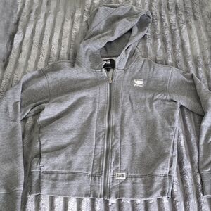 G-Star Gray Zip Hoodie